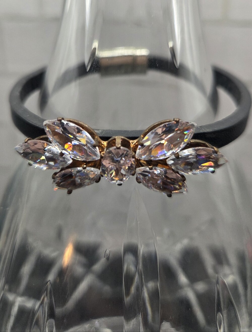 1409. Crystal Cluster Bracelet